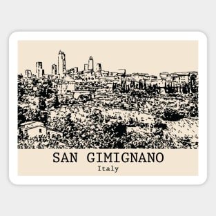 San Gimignano - Italy Magnet